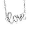 Genuine Diamond Love Necklace Sterling Silver Luxurman Love Quotes For Her 1 Genuine Diamond Love Necklace Sterling Silver Luxurman Love Quotes For Her -H'Hen Sale Store genuine diamond love necklace sterling silver luxurman love quotes for her main
