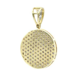 Genuine Diamond 10K Yellow Gold Dollar Sign Pendant For Men 1.65ct Medallion -H'Hen Sale Store genuine diamond real 10k gold dollar sign pendant for men 1 65ct medallion backye