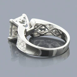 Gold Diamond Engagement Ring 1.59ct 14K White Gold -H'Hen Sale Store gold diamond engagement ring 159ct 14k p 44698back