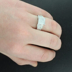 Gold Diamond Engagement Ring 1.59ct 14K White Gold -H'Hen Sale Store gold diamond engagement ring 159ct 14k p 44698bod