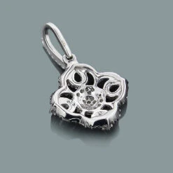 Gold Diamond Flower Pendant 0.29ct 14K White Gold 9 Gold Diamond Flower Pendant 0.29ct 14K White Gold -H'Hen Sale Store gold diamond flower pendant 029ct 14k gold 4