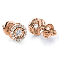 Gold Diamond Stud Earrings 2ct Diamond Earrings Look 10 Gold Diamond Stud Earrings 2ct Diamond Earrings Look -H'Hen Sale Store gold diamond stud earrings 2ct diamond earrings look p 40470 ro