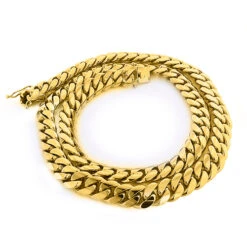 Half Kilo 14K Yellow Gold Miami Cuban Link Chain For Men 14mm 22-40in 9 Half Kilo 14K Yellow Gold Miami Cuban Link Chain For Men 14mm 22-40in -H'Hen Sale Store half kilo yellow gold miami cuban link colossal chain 14mm 22 40in boxye
