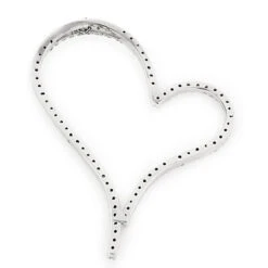 Large 14K White Gold Diamond Heart Pendant For Women Open Heart Design 2.47ct 10 Large 14K White Gold Diamond Heart Pendant For Women Open Heart Design 2.47ct -H'Hen Sale Store heart pendants 14k gold diamond heart pendant 247ct p 7 backwh