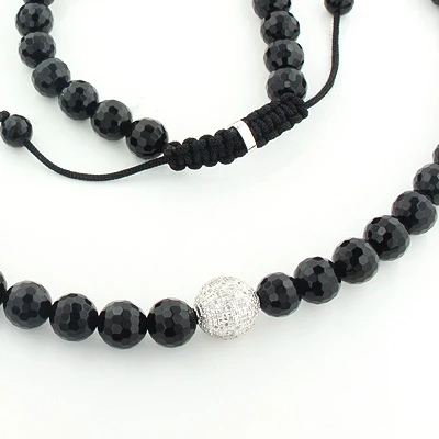 Hip Hop Disco Ball Diamond Necklace 0.85ct 4 Hip Hop Disco Ball Diamond Necklace 0.85ct - Image 2