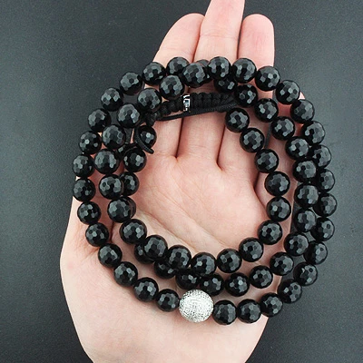 Hip Hop Disco Ball Diamond Necklace 0.85ct 6 Hip Hop Disco Ball Diamond Necklace 0.85ct - Image 4