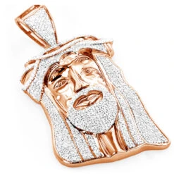 Hip Hop 10K White Gold Diamond Jesus Face Pendant 1.25ct 9 Hip Hop 10K White Gold Diamond Jesus Face Pendant 1.25ct -H'Hen Sale Store hip hop jewelry10k gold diamond jesus face pendant 15ct ro