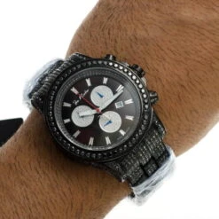 Hip Hop Joe Rodeo Men's Black Diamond Watch 26.7 -H'Hen Sale Store hip hop watches joe rodeo mens black diamond watch 267 p 22688 bod2