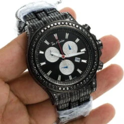 Hip Hop Joe Rodeo Men's Black Diamond Watch 26.7 -H'Hen Sale Store hip hop watches joe rodeo mens black diamond watch 267 p 22688 bod3