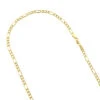 Hollow 10K Yellow Gold Figaro Chain For Men & Women 2.8mm Wide -H'Hen Sale Store hollow 10k gold figaro chain for men women 28mm wide ye