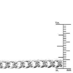 Hollow 14K Yellow Gold Cuban Link Chain For Men Miami 5.5mm Wide -H'Hen Sale Store hollow 14k gold cuban link chain for men miami 55mm wide rulerwh