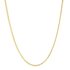 Hollow 14K Yellow Gold Franco Chain For Men Round Diamond Cut 4mm Wide -H'Hen Sale Store hollow 14k gold franco chain for men round diamond cut 4mm wide boxye