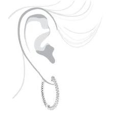 1.5in 14K White Gold Diamond Hoop Earrings Inside Out 1ct By Luxurman 13 1.5in 14K White Gold Diamond Hoop Earrings Inside Out 1ct By Luxurman -H'Hen Sale Store hoop earrings 14k diamond hoop earrings inside out 116 p 6930 bodwh