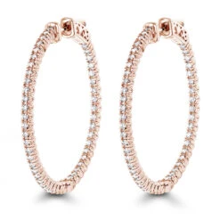 1.5in 14K White Gold Diamond Hoop Earrings Inside Out 1ct By Luxurman 10 1.5in 14K White Gold Diamond Hoop Earrings Inside Out 1ct By Luxurman -H'Hen Sale Store hoop earrings 14k diamond hoop earrings inside out 116 p 6930 ro