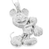 Huge 10K White Gold Diamond Mickey Mouse Pendant 4ct -H'Hen Sale Store huge 10k diamond mickey mouse pendant 4ct p 44281 wh