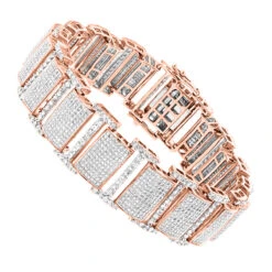 Iced Out 10K White Gold Pave Diamond Bracelet For Men 13.78 10 Iced Out 10K White Gold Pave Diamond Bracelet For Men 13.78 -H'Hen Sale Store iced out bracelets 10k pave diamond bracelet 1378 p 35747 ro