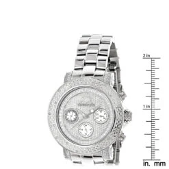 Iced Out Diamond 0.3ct Luxurman Diamond Watch For Women -H'Hen Sale Store iced out diamond watches 03ct luxurman diamond watch p 43370 ruler