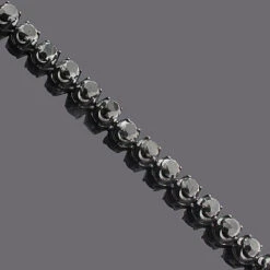 Iced Out Men's 10K Gold Black Diamond Chain 140.55 -H'Hen Sale Store iced out jewelry mens 10k black diamond chain 14055 p 35668box