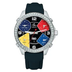 Jacob & Co. Five Time Zone Diamond Watch JC11