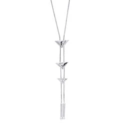 14K White Gold Diamond Triangle Necklace For Women Adjustable By LUXURMAN 0.25ct -H'Hen Sale Store jewelry 14k gold diamond triangle necklace for women adjustable by luxurman 025ct backwh