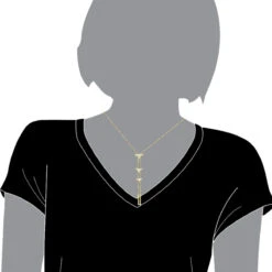 14K White Gold Diamond Triangle Necklace For Women Adjustable By LUXURMAN 0.25ct -H'Hen Sale Store jewelry 14k gold diamond triangle necklace for women adjustable by luxurman 025ct bodye