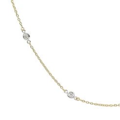 14K Yellow Gold Diamonds By The Yard Station Necklace For Women 0.5 Adjustable 27 14K Yellow Gold Diamonds By The Yard Station Necklace For Women 0.5 Adjustable -H'Hen Sale Store jewelry 14k gold diamonds by the yard station necklace for women 05 adjustable boxye 1