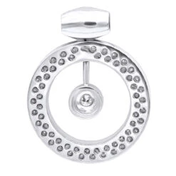 14K White Gold Large Round Shape Diamond Circle Pendant For Women 5.25CT Luxurman 17 14K White Gold Large Round Shape Diamond Circle Pendant For Women 5.25CT Luxurman -H'Hen Sale Store jewelry 14k gold large round shape diamond circle pendant for women 525ct luxurman backwh