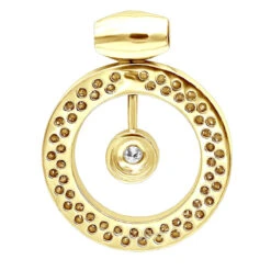 14K White Gold Large Round Shape Diamond Circle Pendant For Women 5.25CT Luxurman 18 14K White Gold Large Round Shape Diamond Circle Pendant For Women 5.25CT Luxurman -H'Hen Sale Store jewelry 14k gold large round shape diamond circle pendant for women 525ct luxurman backye