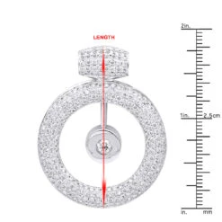 14K White Gold Large Round Shape Diamond Circle Pendant For Women 5.25CT Luxurman 23 14K White Gold Large Round Shape Diamond Circle Pendant For Women 5.25CT Luxurman -H'Hen Sale Store jewelry 14k gold large round shape diamond circle pendant for women 525ct luxurman rulerwh