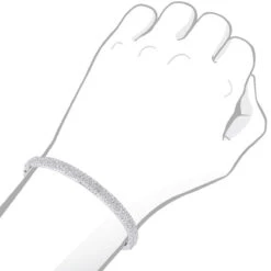 14K White Gold Pave Diamond Bangle Bracelet For Women 4.75ct By LUXURMAN 20 14K White Gold Pave Diamond Bangle Bracelet For Women 4.75ct By LUXURMAN -H'Hen Sale Store jewelry 14k gold pave diamond bangle bracelet for women 475ct by luxurman bodwh