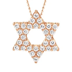 14K White Gold Pave Diamond Star Of David Necklace Jewish Pendant W Chain 0.65ct 12 14K White Gold Pave Diamond Star Of David Necklace Jewish Pendant W Chain 0.65ct -H'Hen Sale Store jewelry 14k gold pave diamond star of david necklace jewish pendant w chain 065ct ro