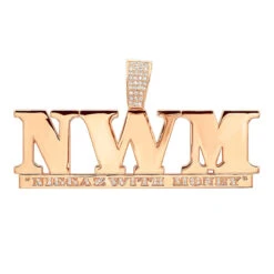 18 Karat 18K Yellow Gold Custom Made Name Plate 1 Carat Diamond Pendant For Men -H'Hen Sale Store jewelry 18 karat gold custom made name plate 1 carat diamond pendant for men ro