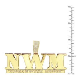 18 Karat 18K Yellow Gold Custom Made Name Plate 1 Carat Diamond Pendant For Men -H'Hen Sale Store jewelry 18 karat gold custom made name plate 1 carat diamond pendant for men rulerye