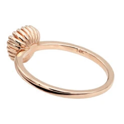 Affordable Fashion Promise Triangle Diamond Cluster Ring 14K Yellow Gold -H'Hen Sale Store jewelry affordable fashion promise rings triangle diamond cluster ring 14k gold backro