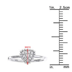 Affordable Fashion Promise Triangle Diamond Cluster Ring 14K Yellow Gold -H'Hen Sale Store jewelry affordable fashion promise rings triangle diamond cluster ring 14k gold rulerwh