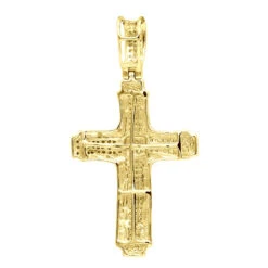 Affordable 14K White Gold Small Diamond Cross Pendant For Men & Women 14 Affordable 14K White Gold Small Diamond Cross Pendant For Men & Women -H'Hen Sale Store jewelry affordable real 14k gold small diamond cross pendant for men women backye