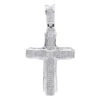 Affordable 14K White Gold Small Diamond Cross Pendant For Men & Women -H'Hen Sale Store jewelry affordable real 14k gold small diamond cross pendant for men women mainwh
