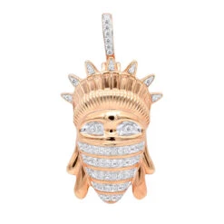 American Rebel 10K Yellow Gold Statue Of Liberty In Bandana Diamond Pendant -H'Hen Sale Store jewelry american rebel real 10k gold statue of liberty in bandana diamond pendant ro 1