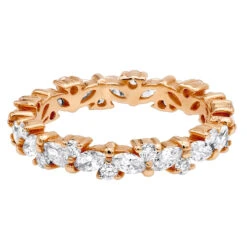 Anniversary Ring 18K Yellow Gold Round & Marquise Diamond Eternity Band 2.25Ct 15 Anniversary Ring 18K Yellow Gold Round & Marquise Diamond Eternity Band 2.25Ct -H'Hen Sale Store jewelry anniversary ring 18k gold round marquise diamond eternity band 225ct backro