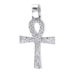 Egyptian Ankh Cross Diamond Pendant For Men 14K Yellow Gold G VS -H'Hen Sale Store jewelry antique style egyptian ankh cross diamond pendant for men in 14k gold g vs backwh