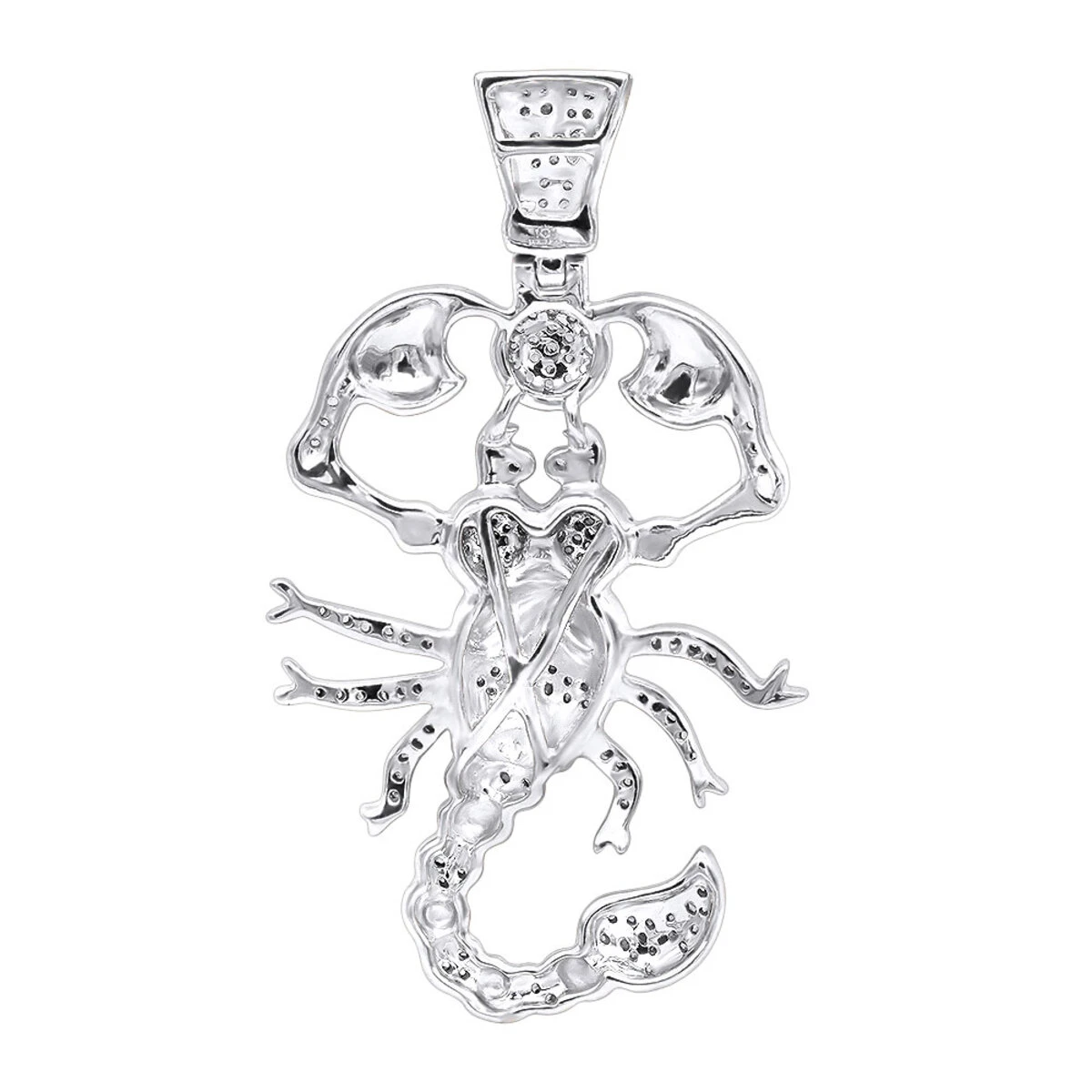 Egyptian Scorpion Diamond Pendant For Men 10K Yellow Gold By LUXURMAN 6 Egyptian Scorpion Diamond Pendant For Men 10K Yellow Gold By LUXURMAN - Image 4