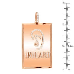 Custom-made 14K Rose Gold Diamond Unheard Pendant For Men 1.4Ct -H'Hen Sale Store jewelry custom made jewelry 14k gold diamond unheard pendant for men 14ct rulerro