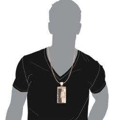 14K White Gold Tony Montana Scarface Character Diamond Pendant For Men -H'Hen Sale Store jewelry custom real 14k gold tony montana scarface character diamond pendant for men bodro