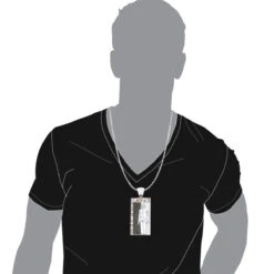 14K White Gold Tony Montana Scarface Character Diamond Pendant For Men -H'Hen Sale Store jewelry custom real 14k gold tony montana scarface character diamond pendant for men bodwh