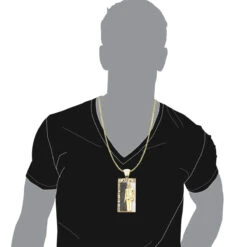 14K White Gold Tony Montana Scarface Character Diamond Pendant For Men -H'Hen Sale Store jewelry custom real 14k gold tony montana scarface character diamond pendant for men bodye