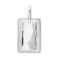 Engravable 2 Carat Black And White Diamond Dog Tag Pendant For Men 14K White Gold 13 Engravable 2 Carat Black And White Diamond Dog Tag Pendant For Men 14K White Gold -H'Hen Sale Store jewelry engravable 2 carat black and white diamond dog tag pendant for men 14k gold 000868 backwh 1