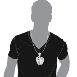 Iced Out Baseball Glove Real Diamond Pendant For Men By Joe Rodeo 14K White Gold 12 Iced Out Baseball Glove Real Diamond Pendant For Men By Joe Rodeo 14K White Gold -H'Hen Sale Store jewelry iced out baseball glove real diamond pendant for men by joe rodeo 14k gold bodwh