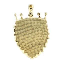 Large 10K Yellow Gold Diamond Lion Head Pendant For Men W Crown 4ct By Luxurman -H'Hen Sale Store jewelry large 10k gold diamond lion head pendant for men w crown 4ct by luxurman backye 1