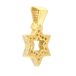 Large 14K Yellow Gold Diamond Star Of David Pendant For Men & Women 14 Large 14K Yellow Gold Diamond Star Of David Pendant For Men & Women -H'Hen Sale Store jewelry large 14k gold diamond star of david pendant for men women jewish jewelry backye