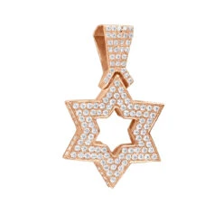 Large 14K Yellow Gold Diamond Star Of David Pendant For Men & Women 12 Large 14K Yellow Gold Diamond Star Of David Pendant For Men & Women -H'Hen Sale Store jewelry large 14k gold diamond star of david pendant for men women jewish jewelry ro